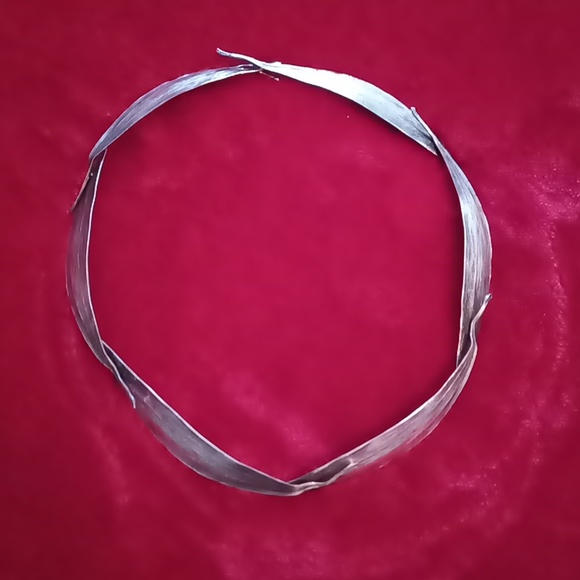 Silver Seasons Michael Michaud 925 Silver Eucalyptus Leaf Collar Necklace - Picture 2 of 7